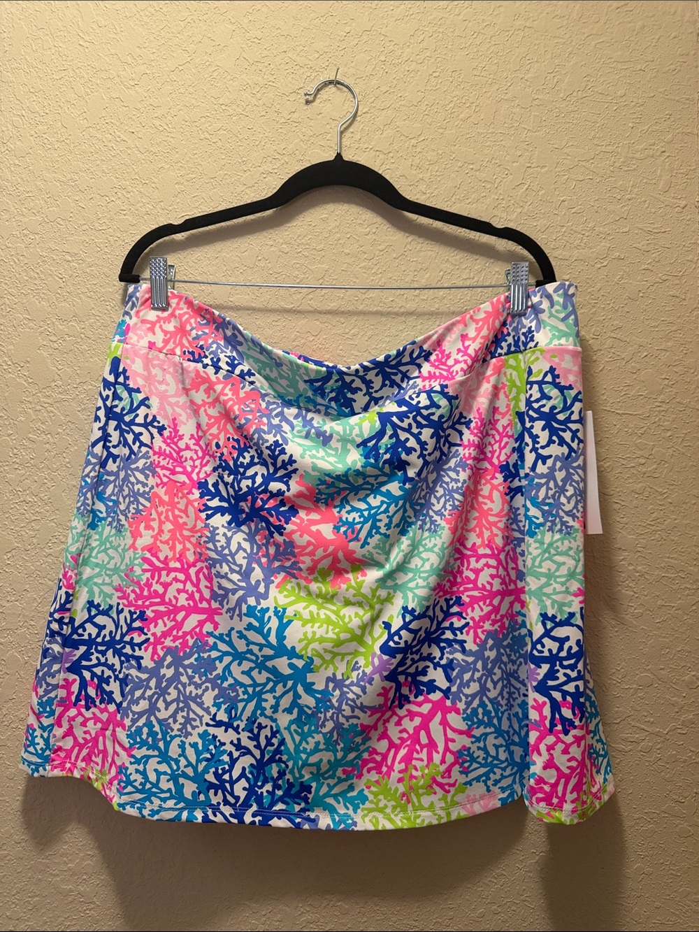 NWT Lulu-B Multicolor CoralPrint Skirt